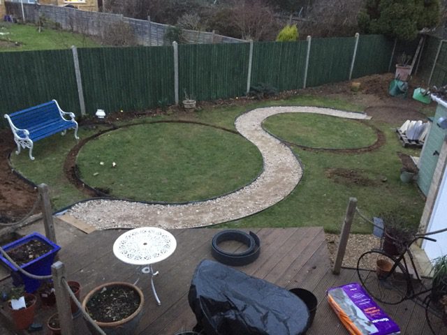 EcoLat Lawn Edging Being Installed