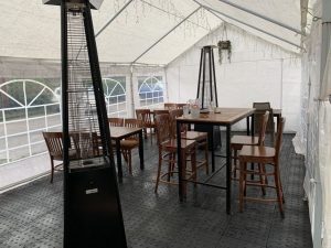 Pub Beer Garden after GCL Products Recopath Temporary Floorin