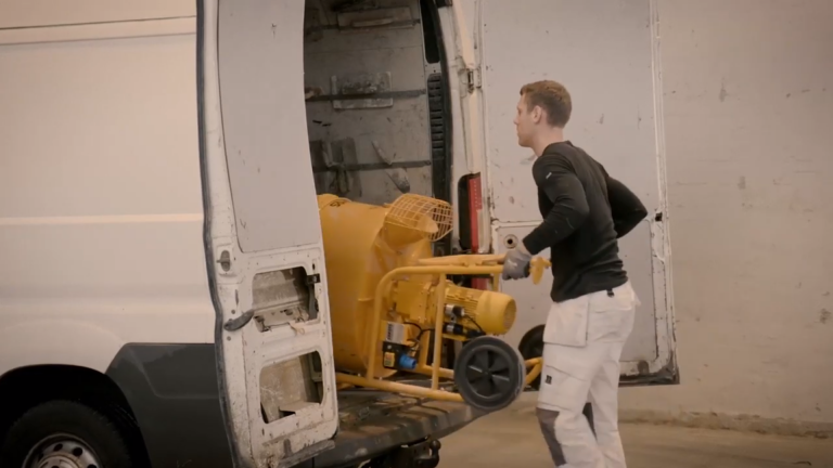 Forced Action Mixers easy to transport