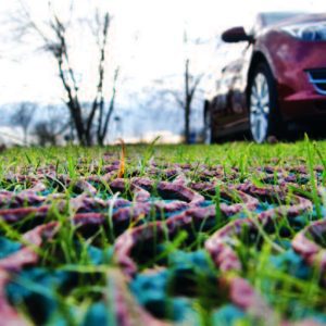 TurfMesh installed as Car Parking