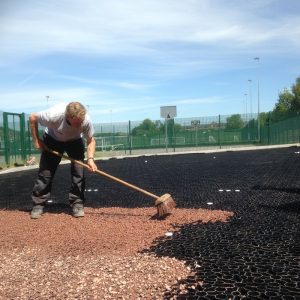 X-Grid Car Park at Belper School