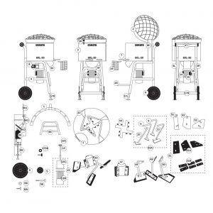 SoRoTo 80L Forced Action Mixer Spare Parts