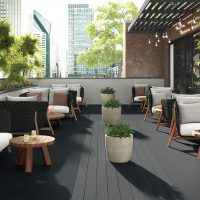 Hollow vs Solid Composite Decking: Slate Grey Stadia Composite Decking