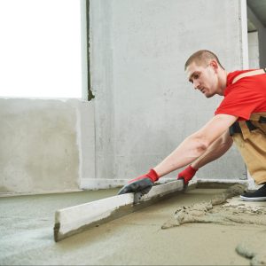 Screed surfacing being laid