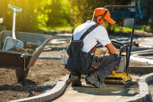 Preparing the ground before installation is the most important task of the pathway installation.