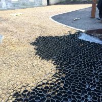 X-Grid gravel grid prevents gravel migration