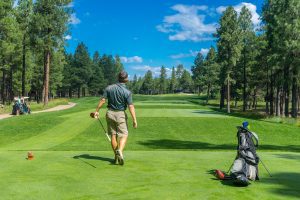 A golf pathway mat creates a strong and clean surface