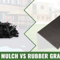 Rubber Mulch vs Rubber Grass Mats - Featured Image