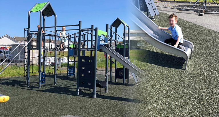 Rubber Mulch Playground Surfacing For Balivanich Play Park - Featured Image