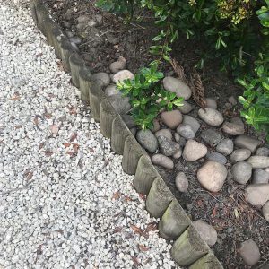 Garden Edging Being Replaced