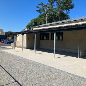 X-Grid Car Park & Block Paving Standing Area Complete