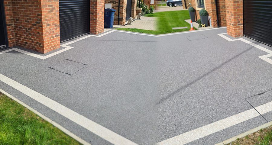 Steel Blue & Glacier Resin Bound Gravel Driveway - Featured Image