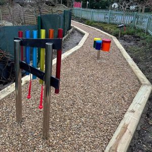 School Sensory Garden Created Using X-Grid