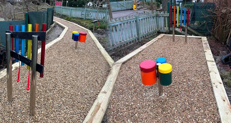 School Sensory Garden Created Using X-Grid Gravel Path - Featured Image