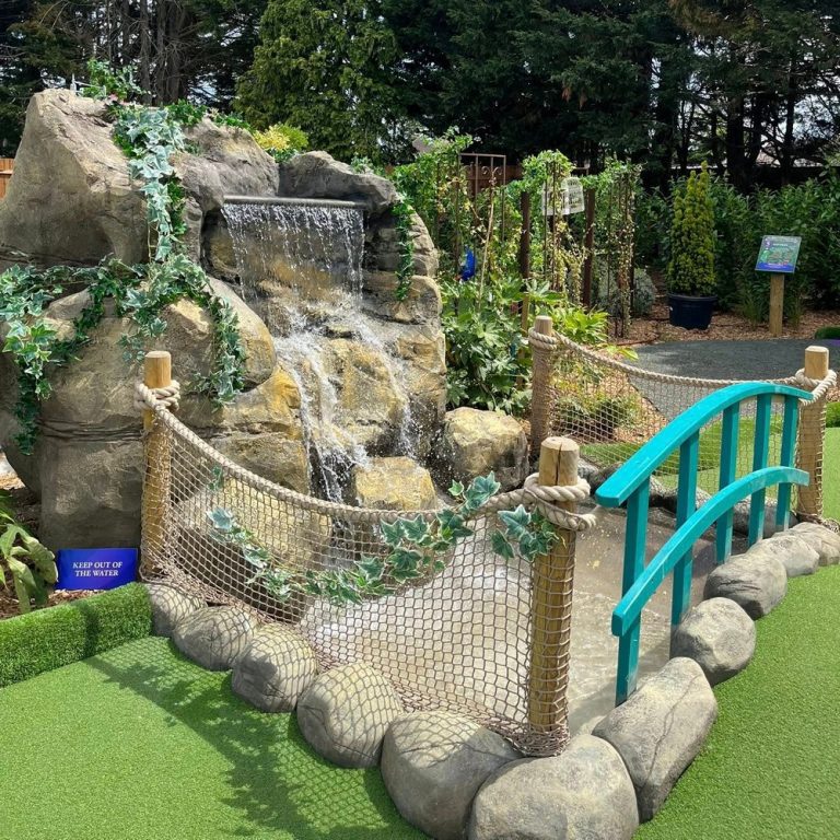 Finished Course With Mulch Pathway in Background