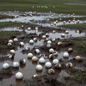 Plugged Golf Balls