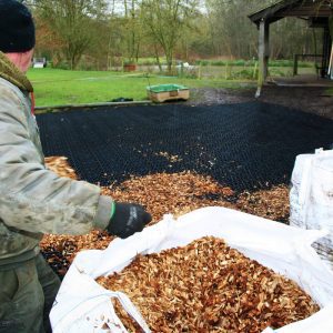 Filling-X-Grid-With-Bark