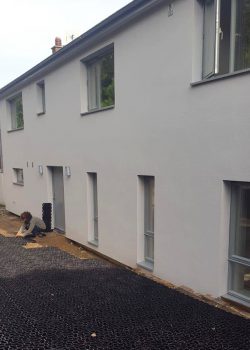 100m² X-Grid Being Installed – Front Of House 100m² X-Grid Being Installed - Front Of House