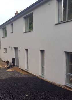 100m² X-Grid Being Installed – Front Of House 100m² X-Grid Being Installed - Front Of House