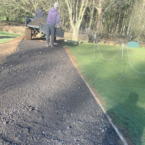 7th Tee - Groundwork Preparation