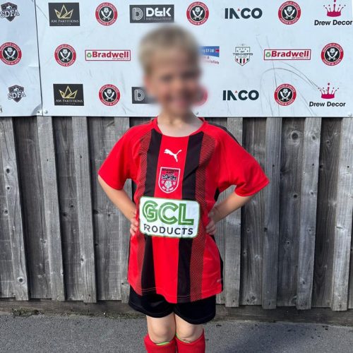 Brunsmeer Player Wearing GCL Sponsored Kit