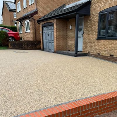 Completed Project - Rivieria & Steel Blue Border Resin Bound Gravel Driveway
