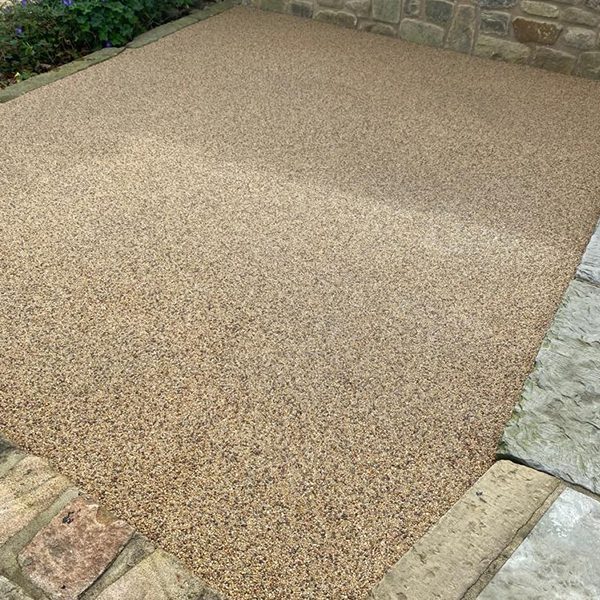 Finished Resin Bound Patio Area