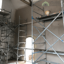 Organic Plastering - Lime Putty Installed