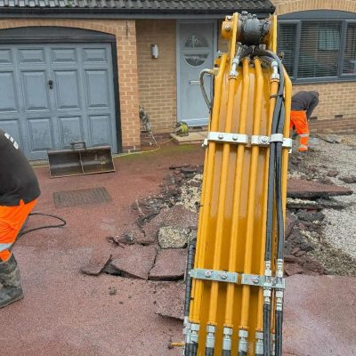 Removing Old Driveway