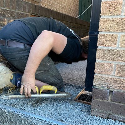 Troweling PermaBound Material With The Resin Bull Trowel