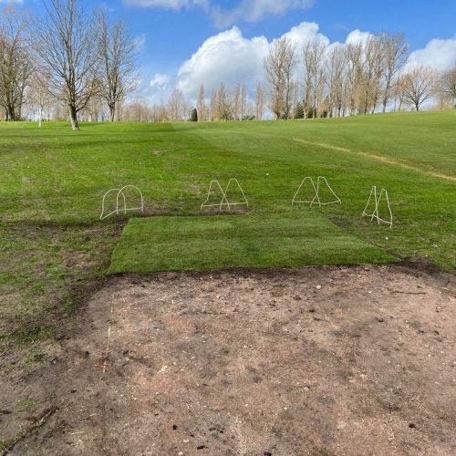 Turf Laid Onto Soil