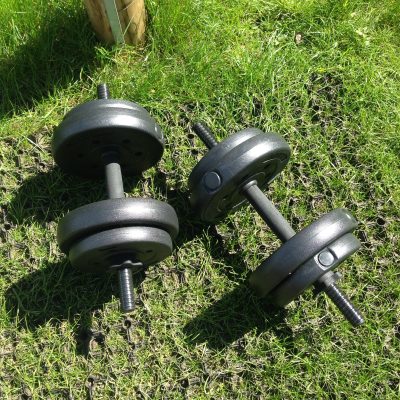 Weights On Rubber Grass Mat Weights On Rubber Grass Mat