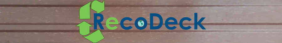 100% Recycled Terrace Boards - RecoDeck Logo