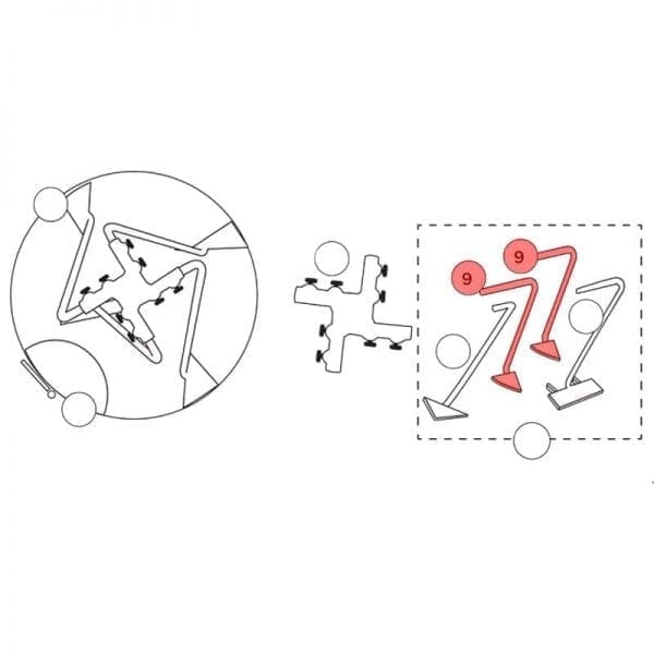 100.009 | Mixer arm (1pc) side
