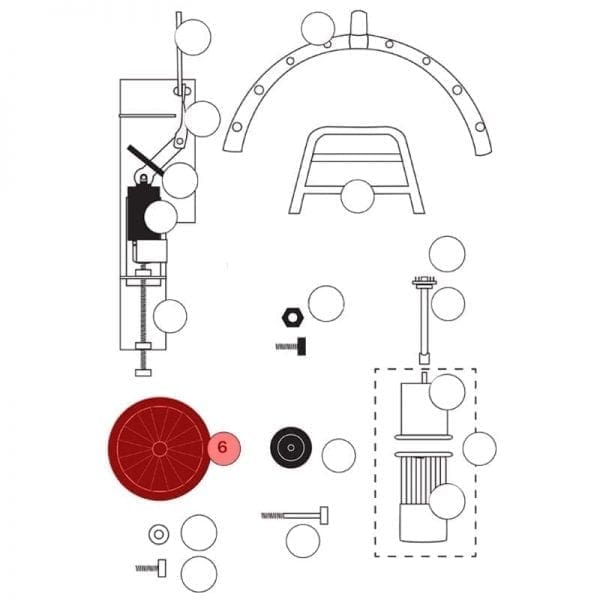 120.006 | Wheel (1pc) 300 mm, excl. Bolt - Image 2