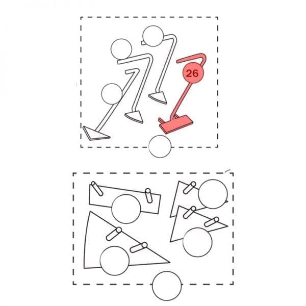 120.026 | Mixer arm (1pce), Rake