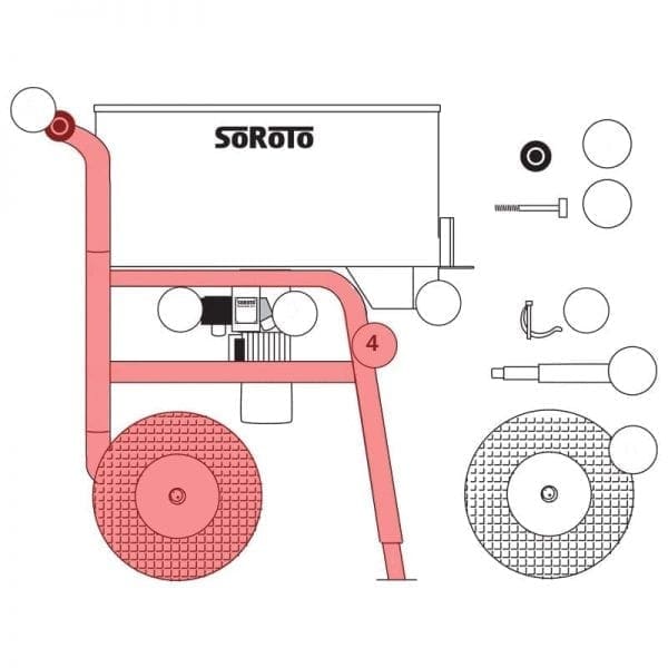200.004 | Frame, complete w/wheels etc.