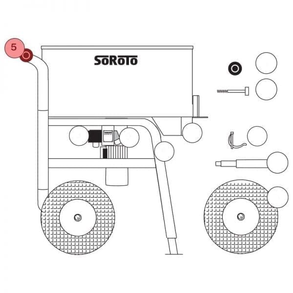 200.005 | Loading Wheel (1pc), 80 mm, excl. Bolt