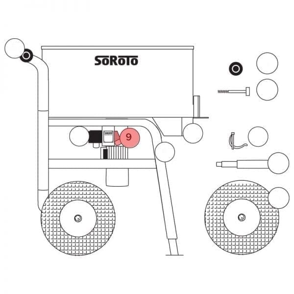 200.009 | Outlet plug 1 x 230V, 16 amp