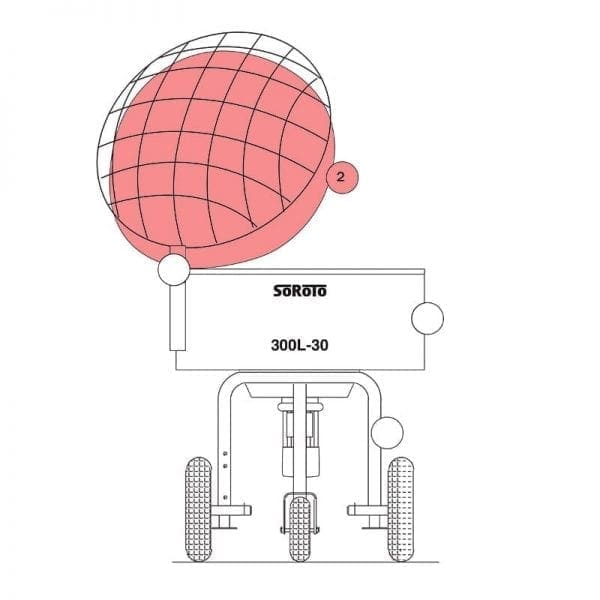 300.002 | Grid lid (Hinge 100 mm)