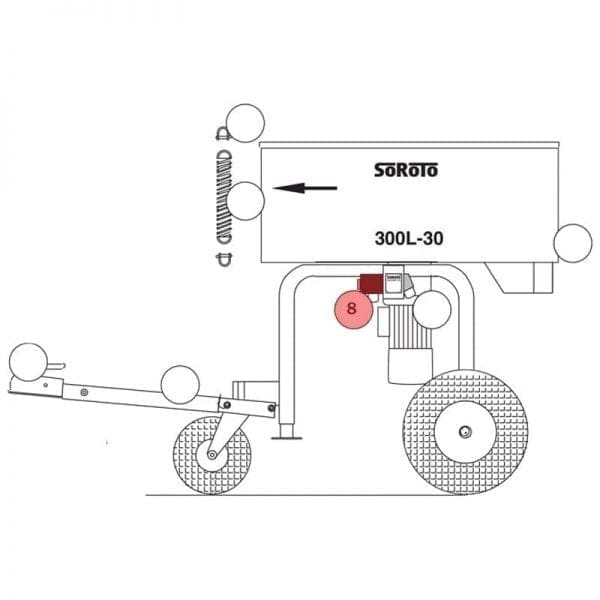 300.008-400V | Switch 9.5A w/thermal circuit breaker