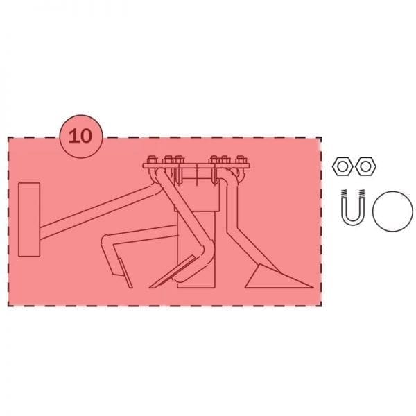 300.010 | Top disc, separate (w/U-bolts)