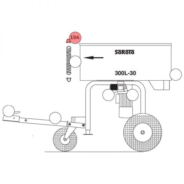 300.019A | D-shackle bolt for spring