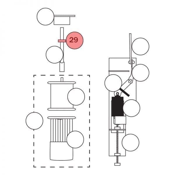 300.029 | Bearing for drive shaft