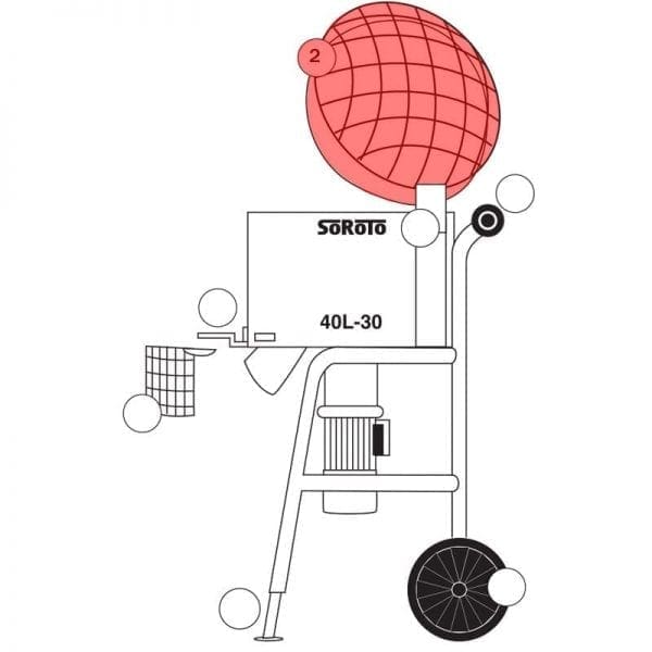 040.002 | Grid lid (Hinge 100 mm)
