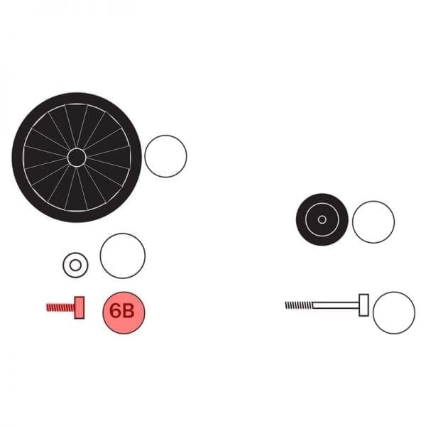 040.006B | Bolt (1pc) for 300 mm wheel