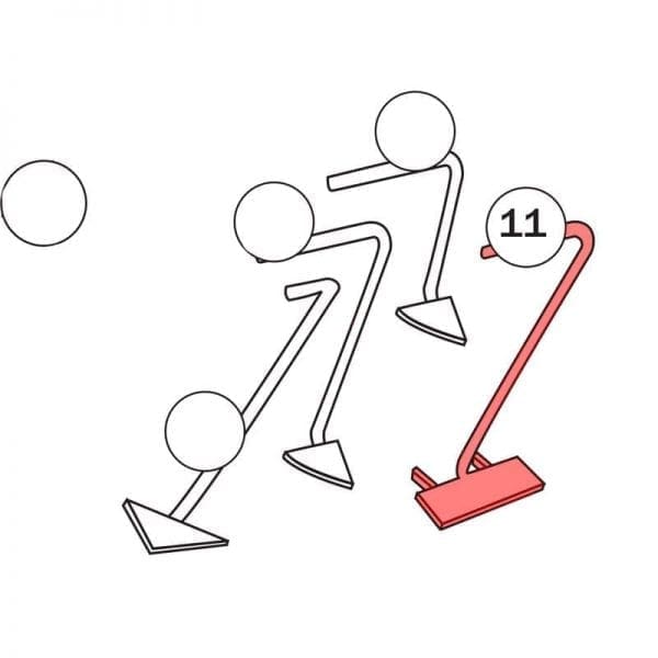 040.011 | Mixer arm (1pc.) rake