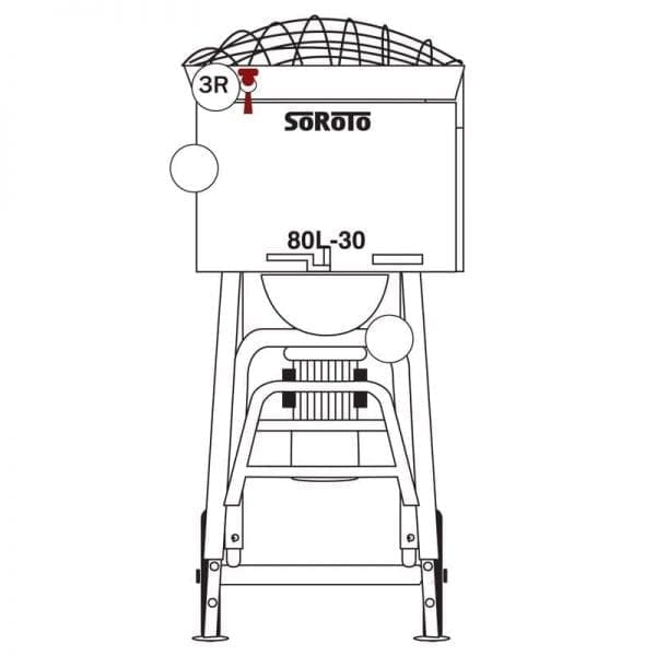 080.003R | Rubber Strap for Grid Lid