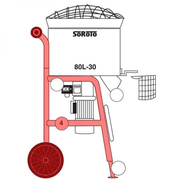 080.004 | Frame, complete w/wheels etc.