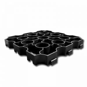 Black X-Grid Paving Grid